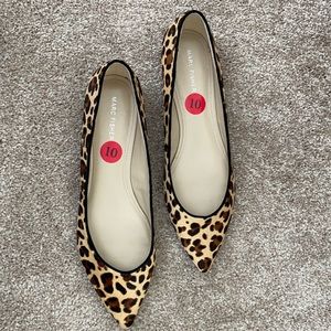 Brand new animal print flats by Marc Fisher.